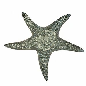 Vintage Large Solid Brass Starfish Wall Decor Nautical Coastal MCM
